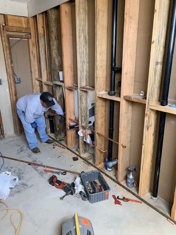 Commercial rough-in plumbing for Gas Line Repair in Willow Meadows - Willowbend